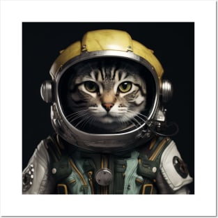 Astronaut Cat in Space - Brazilian Shorthair Posters and Art